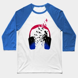 Headphone Music Cello Baseball T-Shirt